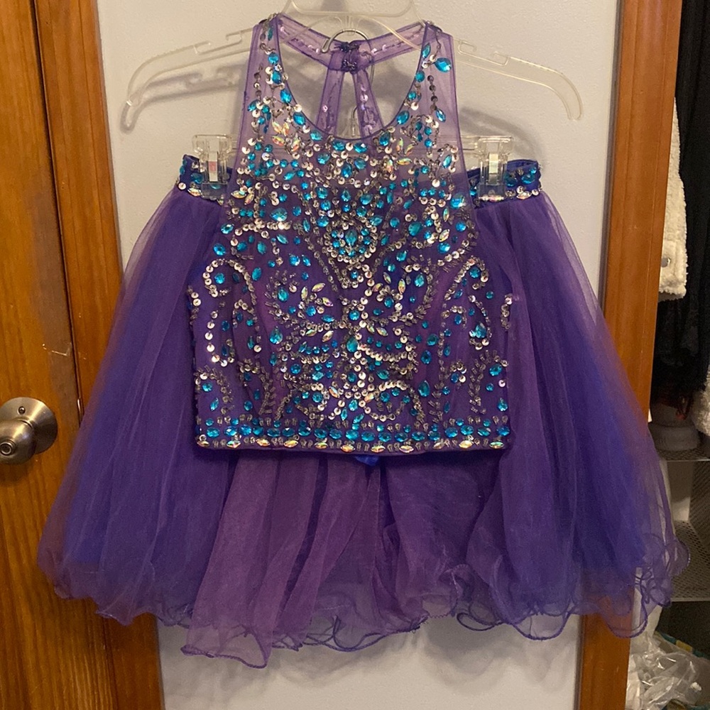 Two piece homecoming dress